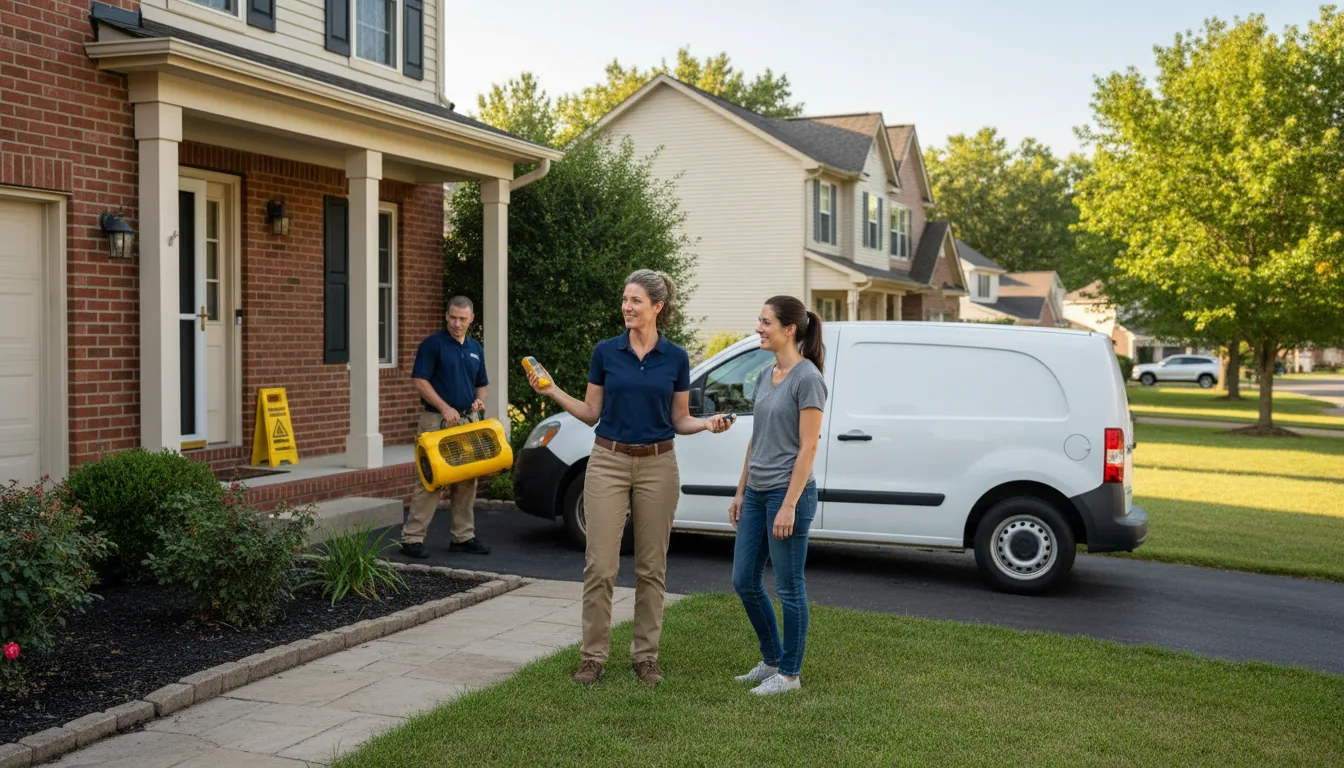 Water restoration image for Water Damage & Restoration Services in Sprakers, NY